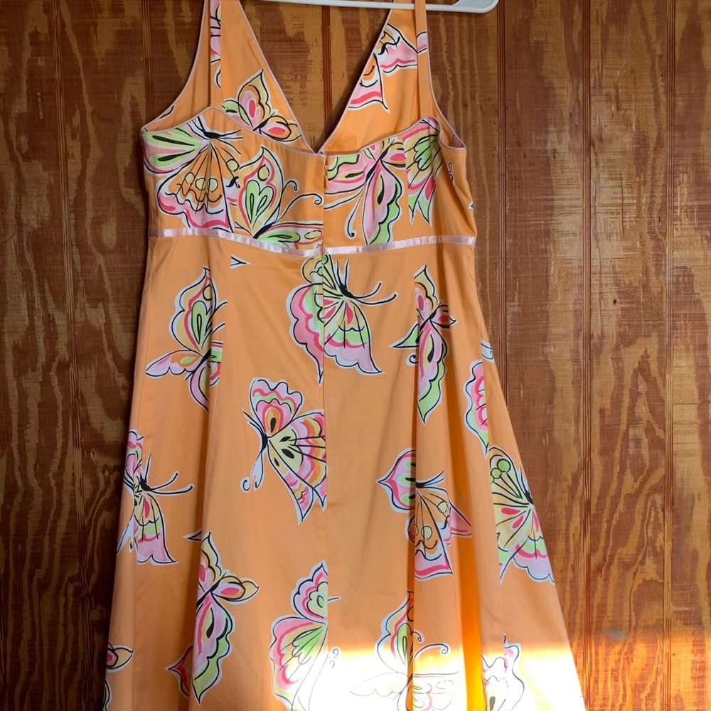 Becky & Max Bright Butterfly Spaghetti Strap Dress - Picture 2 of 11